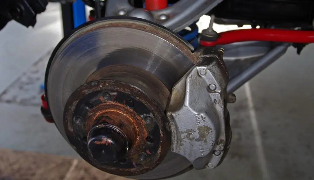 stuck brake caliper